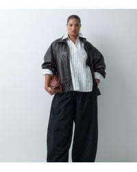 ASOS - Asos Design Curve Oversized Overhemd Met Lange Achterkant - Lyst