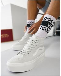 vans ua authentic iridescent suede trainers in white
