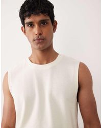 Jack & Jones - Textured Ribbed Vest Top - Lyst