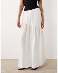 Gina Tricot - Dropped Waist Maxi Skirt - Lyst