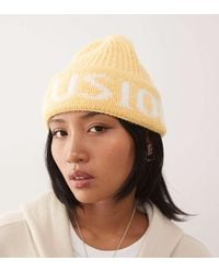 Collusion - Gorro Pastel Con Logo De Punto Mullido De - Lyst