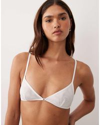 ASOS - Tammy Sheer Mesh Triangle Bra - Lyst