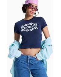 Roxy - Sea You Later Fitted Tshirt - Lyst