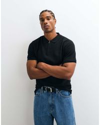 French Connection - Ottoman Quarter Zip Polo Shirt - Lyst