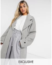collusion longline teddy coat