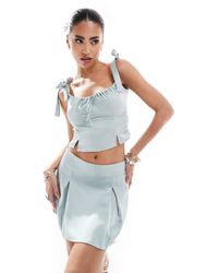 Kaiia - – camisole-oberteil aus satin - Lyst