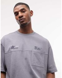 ASOS - Boxy Oversized T-shirt With Street Graphic - Lyst