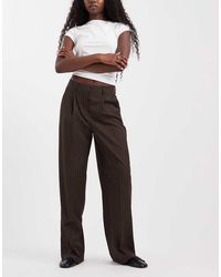 JJXX - Wide Leg Tailored Trouser With Pinstripe - Lyst
