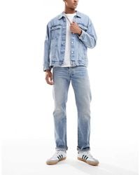 Levi's - Vaqueros De Corte Recto Con De Orillo 501 Original De -Azul - Lyst