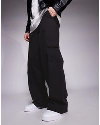ASOS - Super Baggy Pull On Cargo Trouser - Lyst