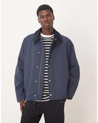 ASOS - Harrington Jacket With Cord Collar - Lyst