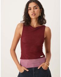 House Of Sunny - Multi Layer Mesh Vest - Lyst