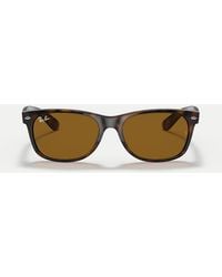 Ray-Ban - New Wayfarer Classic Square Sunglasses With Lens - Lyst