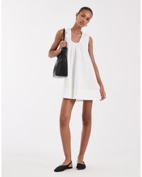 BRONZE SNAKE - Sydney Smock Mini Dress - Lyst