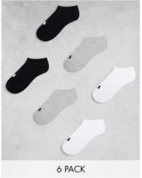 Polo Ralph Lauren - 6 Pack Invisible Socks With Logo - Lyst