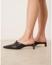 Calvin Klein - Kitten Heel Mules - Lyst