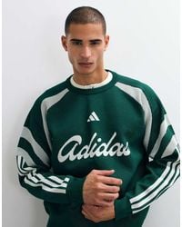 adidas Originals - Adidas Sportswear Knitted Logo Jumper - Lyst