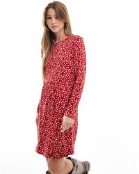 Wednesday's Girl - Smudge Spot Mini Dress - Lyst