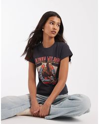 Wrangler - X lainey wilson - t-shirt à imprimé western - Lyst