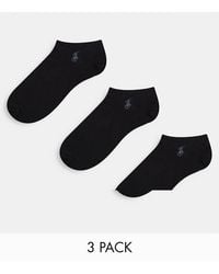 Polo Ralph Lauren - 3 Pack Trainer Socks - Lyst