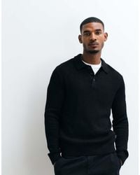 Jack & Jones - Fine Rib Polo Jumper - Lyst