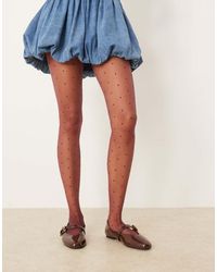 ASOS - Mini Dot Pattern Tights - Lyst