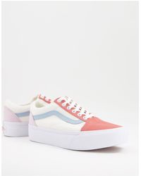 vans platform burgundy