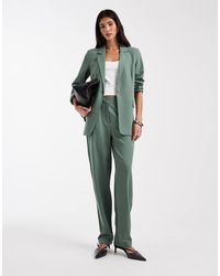 Vero Moda - Straight Leg Tailored Pants - Lyst