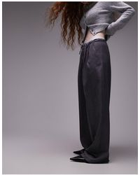 TOPSHOP - Tailored Drawstring Waist Trackies - Lyst