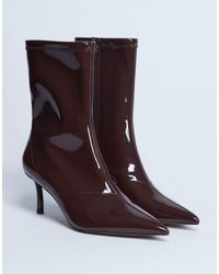 TOPSHOP - Pippa Point Toe Stretch Ankle Boots - Lyst