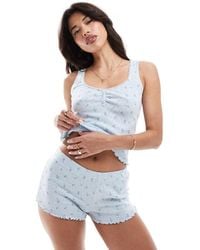 Boux Avenue - Pointelle Cami And Ditsy Floral Short Pyjama Set - Lyst