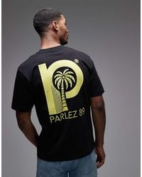 Parlez - Delray T-shirt With Back Print Graphic - Lyst