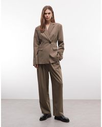 Reclaimed Vintage - Tailored Pleat Detail Pants - Lyst