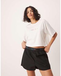 Calvin Klein - Pride Woven Boxer Pyjama Shorts - Lyst