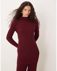 SNDY'S - – gerippter, hochgeschlossener longline-strickpullover - Lyst