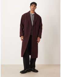 ASOS - Oversized Longline Overcoat - Lyst