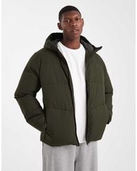 Jack & Jones - Hooded Puffer Jacket - Lyst