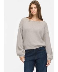 Noisy May - Bellis Ribbed Boat Neck Top - Lyst