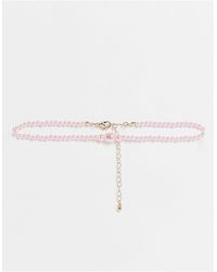ASOS Choker Necklace - Pink