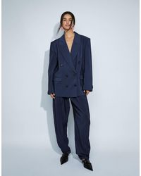 ASOS - Tailored Tapered Soft Suit Trouser - Lyst