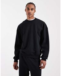 Only & Sons - Oversized Sweatshirt Van Premium 400Gsm Zware Stof Met Ronde Hals - Lyst