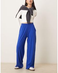 Abercrombie & Fitch - Wide Leg Lounge Trousers - Lyst