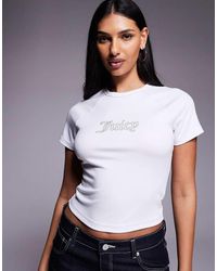 Juicy Couture - Diamante Logo Baby T-shirt Co-ord - Lyst