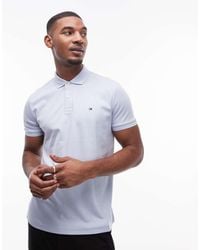 Tommy Hilfiger - Polo Regular Fit Celeste - Lyst