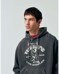 Tommy Hilfiger - Gym Logo Relaxed Fit Hoodie - Lyst