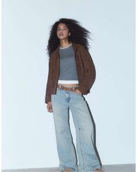 Stradivarius - Cintura Basic Con Fibbia - Lyst
