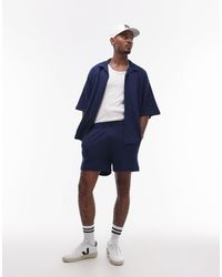TOPMAN - Short oversize à texture gaufrée - Lyst
