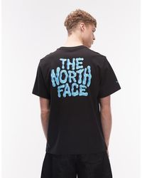 The North Face - Drip Logo Relaxed Backprint T-shirt - Lyst