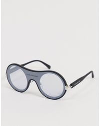 Calvin Klein – CKJ18507S – Runde Sonnenbrille - Mettallic