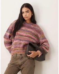 JJXX - Oversized Space Dye Knit Jumper - Lyst